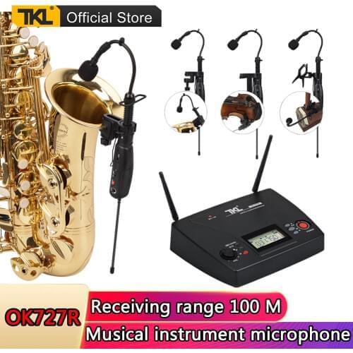 TKL Stage performance OK727r Saxophone wireless musical instrument microphone violin guitar erhu dedicated equipment system