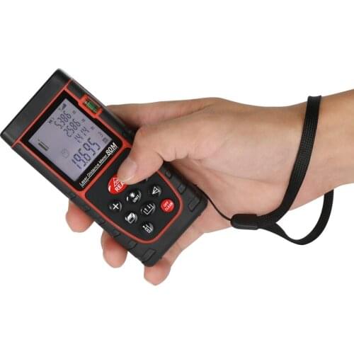 Most ideal 80M laser meter multi-function laser ruler laser range finder with most ideal digital measure function three colors
