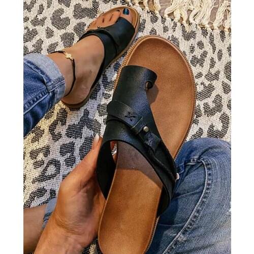 Lapolaka Flat Heel Slides Solid Summer Leisuer Comfortable 2021 New Women Beach Shoes Fashion Slipper Sandals Big Size 43