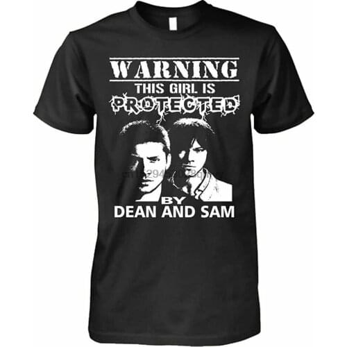 Supernatural Gift This Girl is Protected by A Sam and Dean Winchester TShirt