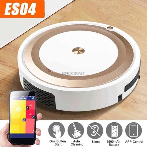 ES04 Robot Vacuum Cleaner Smart Vaccum Cleaner For Home Mobile Phone App Remote Control Automatic Dust Removal Cleaning Sweeper