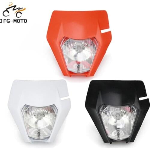 Motorcycle H4 Universal Headlight Headlamp Head Lamp Light For KTM SX SXF EXC EXCF XC XCF XCW XCFW 125 150 250 350 450 525 530