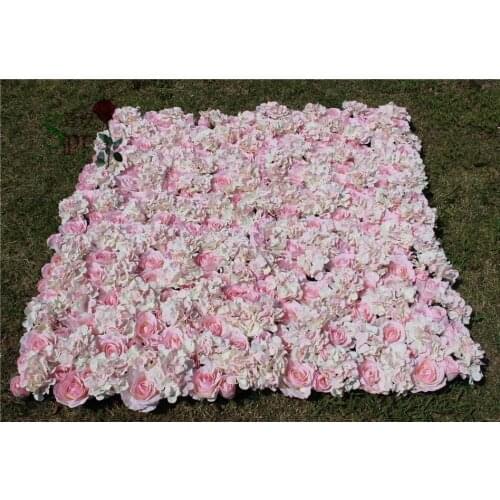 SPR Free Shipping-light pink-10pcs/lot Artificial silk rose flower wall wedding background lawn/pillar market decoration
