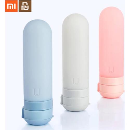 Xiaomi youpin 3Pcs/Set 50ML Outdoor Travel Portable Silicone Bottles Cosmetic Shampoo Shower Gel Squeeze Kits BPA Free