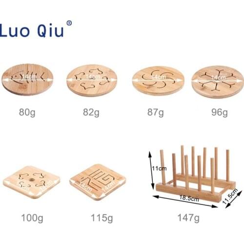 1Pcs Natural Bamboo Drink Coaster Creative Chinese style Placemat Cup Mat Pad Coffee Cups for Home Decoration Saucer Insulation