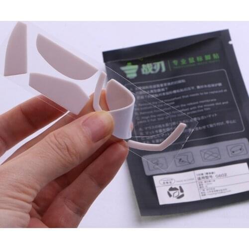 1Pack Mouse Feet Pedal for logitech G602 Mouse Replacement Mouse Feet Pads Glides Curve Edge Mouse Skates Sticker White
