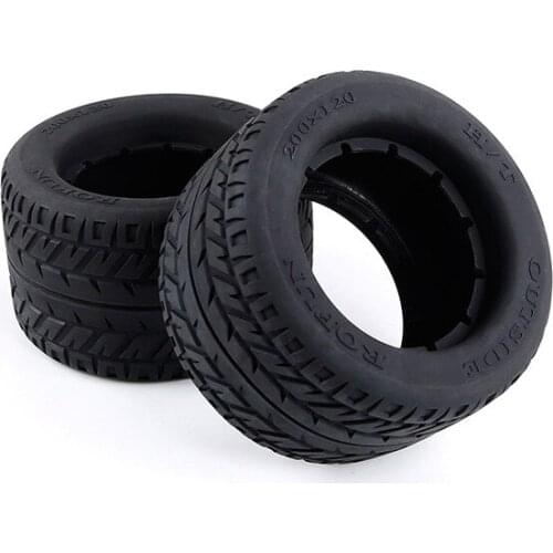 2PCS On Road Wheel Tyre Skin 200*120MM for 1/5 ROVAN BM5 Truck RC Car Parts Remote Control Car Upgrade Parts