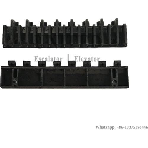 20pcs UNITED Escalator Black Plastic Demarcation Strip L47332138B L47332138A