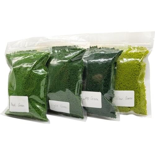 30g sample Foliage materials for scale model tree making,Ground Foam,model tree foliage/powder,realistic model scenery/diorama