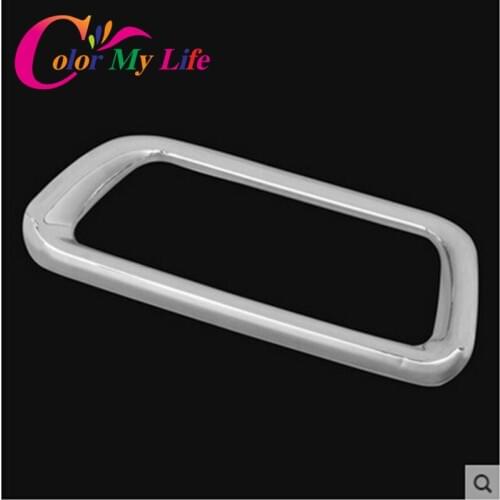 Color My Life ABS Car Rear Brake Light Stop Circle Trim Cover Sticker for Nissan Qashqai J11 2014 2015 2016 2017 Accessories