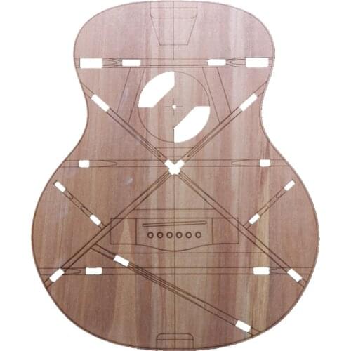 DIY Acoustic Guitar Body Layout Template Premium OM Guitar Building Templates