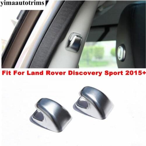 For Land Rover Discovery Sport 2015 - 2020 Rear Door B Pillar Column Hook Molding Cover Kit Trim Matte Interior Accessories