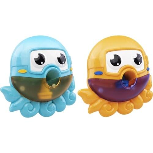 Electric Bubble Machine Kids Party Gift Octopus-Bubble Maker Indoor Summer Toy