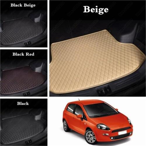 Custom Car Trunk Mat for Fiat Palio Ottimo Bravo 500 Linea Freemont All Weather Car Boot Cargo Liners Trunk Floor Mats