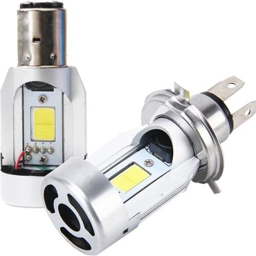 1000Lm H4 LED Moto H6 BA20D LED Motorcycle Headlight Bulbs Lens with Fan Hi Lo Lamp Scooter Accessories Fog Lights 12V/24V