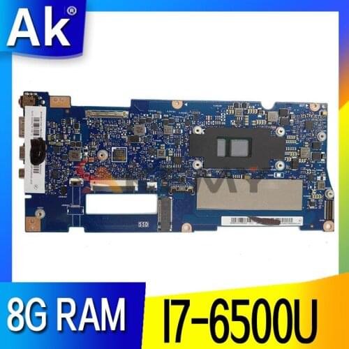 UX330UAR Laptop motherboard For ASUS UX330UAR UX330UA UX330U U3000U notebook Mainboard with I7-6500U CPU 8G RAM tested full 100