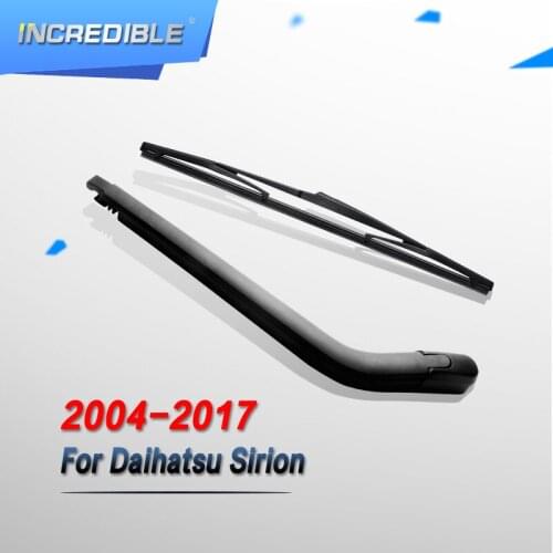 INCREDIBLE Rear Wiper & Arm for Daihatsu Sirion MK2 2004 2005 2006 2007 2008 2009 2010 2011 2012 2013 2014 2015 2016 2017
