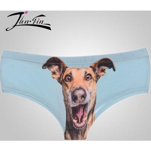 Happy dog 2016 New lovely 3D Printed Sexy Panites femme Briefs underwear lingerie