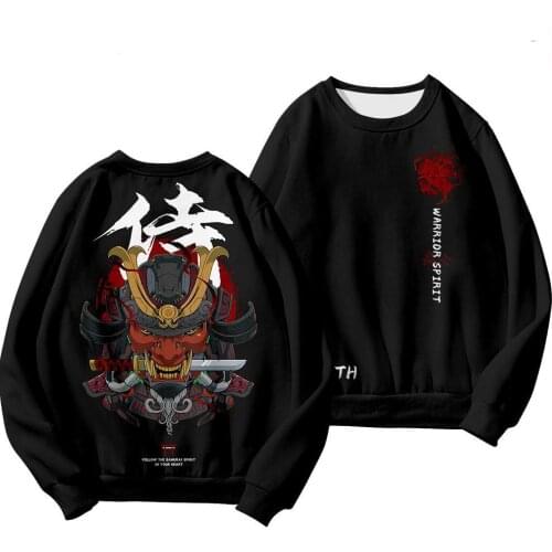 New Plus Velvet Round Neck Wei Yi Chao Brand Fashion Printing Wu Shi Lang Loose Pullover Long Sleeve Non-hooded Wei Yi