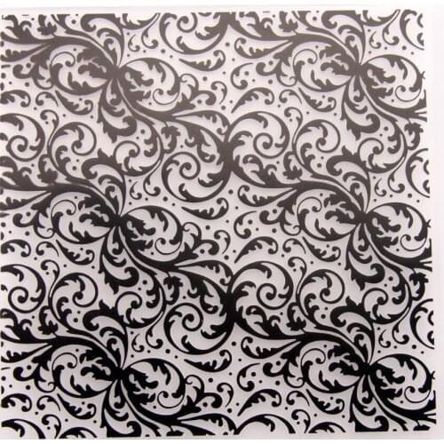 NEW Plastic Embossing Folder For Scrapbook Stencils FLOWER COVERDIY PAPER Album Cards Making CRAFT SUPPLIES Scrapbooking MOLD