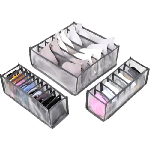 1pc New Underwear Bra Organizer Storage Box 2 Colors Drawer Closet Organizers Boxes For Underwear Scarfs Socks Bra Hot Sale