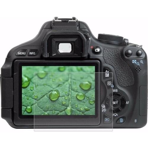 PULUZ Camera 2.5D Curved Edge 9H Surface Hardness Tempered Glass Screen Protector for Canon 650D 70D 700D 750D 760D 80D