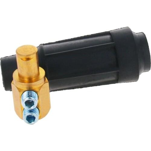 Utoolmart Welding Connector Brass Quick Fitting Female Black/Red Cable Socket Plug Adaptor Welding Machine Various Models Hot