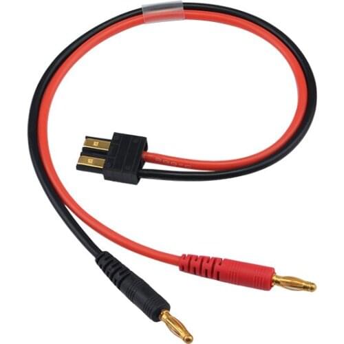 Charge Cable Silicone Wire Tamiya/Mini Tamiya/MPX/TRX/XT Deans/HXT 4.0mm/HXT 3.5mm Charge Lead to 4mm Banana Plugs
