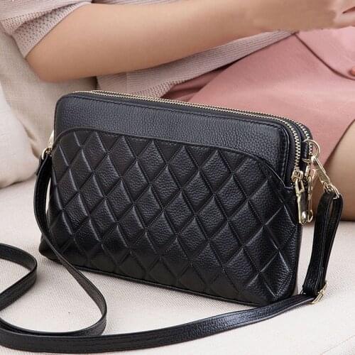 Genuine Leather Shoulder Bags for women Fashion Shopping Totes Messenger Ladies Crossbody Bag Female Party Purse Luxury Handbag