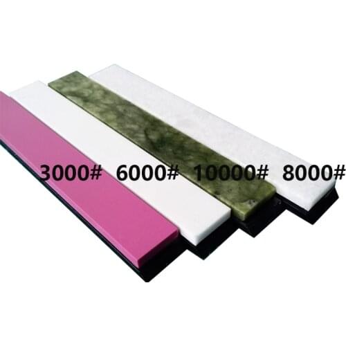 1pcs-8pcs 3000# 6000# 8000# 10000# Oil whetstone for RX008 knife sharpener replacement Grinder Bar Oil stone KME Edge pro