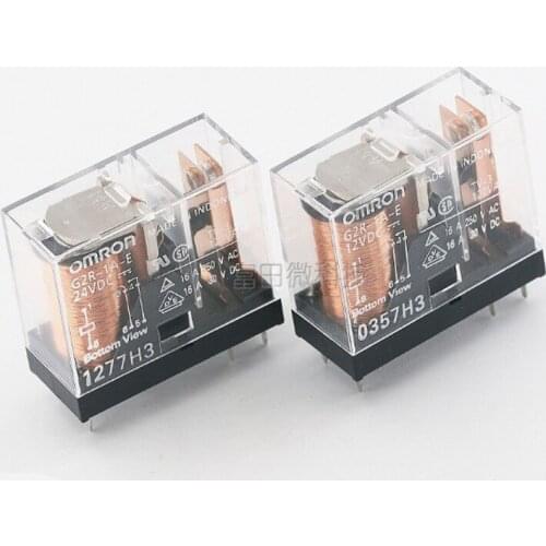 10PCS/Lot G2R-1A-E-12VDC G2R-1A-E-24VDC G2R-1A-E 12V/24V 16A 6P 6Pin High Power Relay