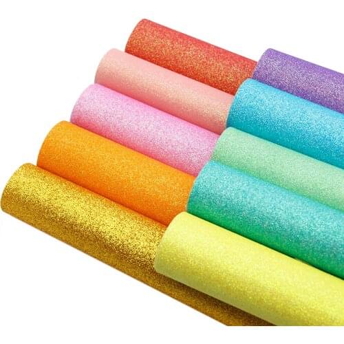 David accessories 20*33cm Plain Color Glitter Faux Artificial Synthetic Leather Fabric,DIY Handmade Material for Bow,1Yc6435