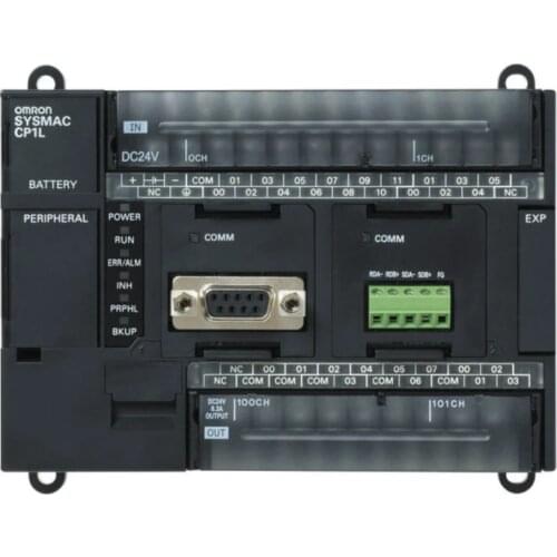 CP1L-M30DT1-D CP1L PLC CPU - 18 (DC) Inputs, 12 (Transistor) Outputs, USB Networking, Computer Interface