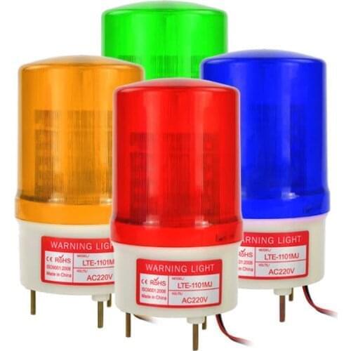 KinJoin colourful garage sliding swing gate motor flashing lamp bulb blinker safety alarm light strobe lamp(no sound)