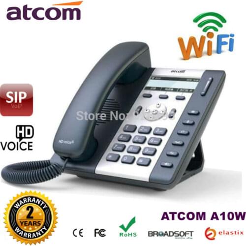 20pcs/lot A10W 1 SIP WIFI Phone Entry-level business wireless IP Phone , HD voice, Desktop wifi IP Phone voip sip phon