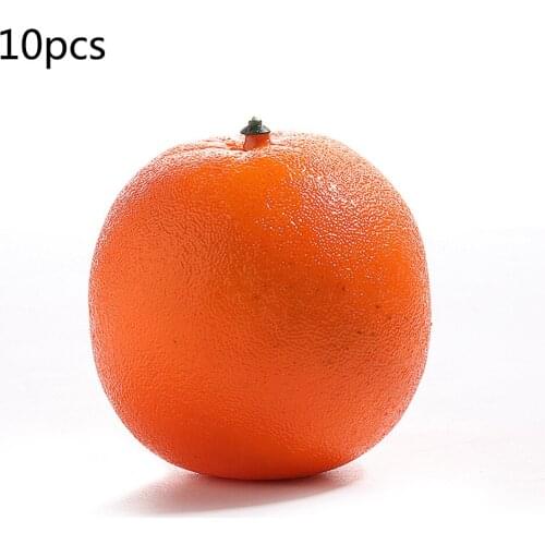 10pcs Artificial Tangerine Lifelike Simulation Orange Set Fake Fruit