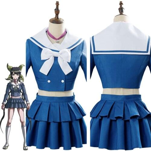 Danganronpa V3: Killing Harmony Cosplay Tenko Chabashira Cosplay Costume Women School Uniform Halloween Carnival Costume