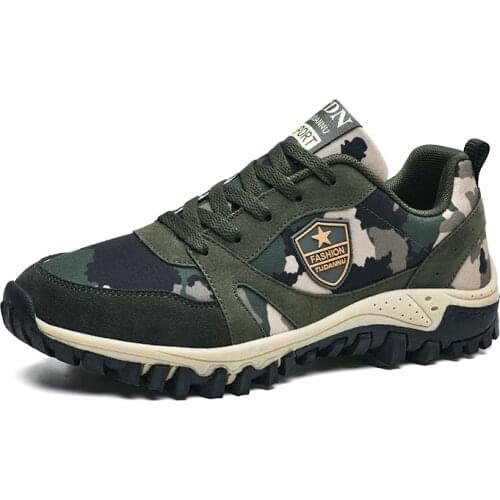 Unisex Spring Autumn Casual Shoes Men Outdoor Sneakers Women Anti Skip Military Combat Flats Women Rubber Sole Ankle Botas