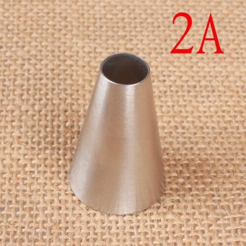 2A# round Hole round Cream Decorating Mouth 304 Stainless Steel Welding Polishing Baking Cake DIY Tool Medium