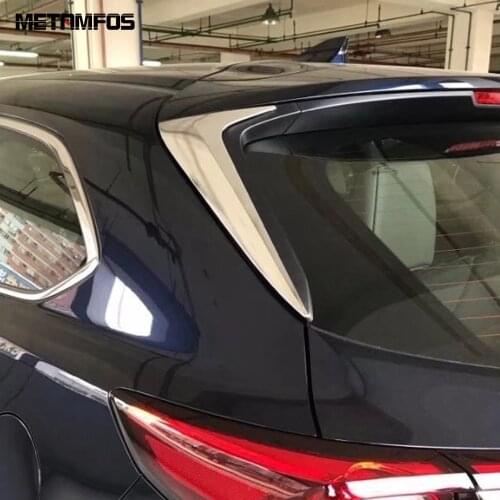 For Mazda CX9 CX-9 2016-2021/CX8 CX-8 2017-2021 Rear Window Spoiler Cover Trim Side Tail Wing Sticker Accessories Car Styling