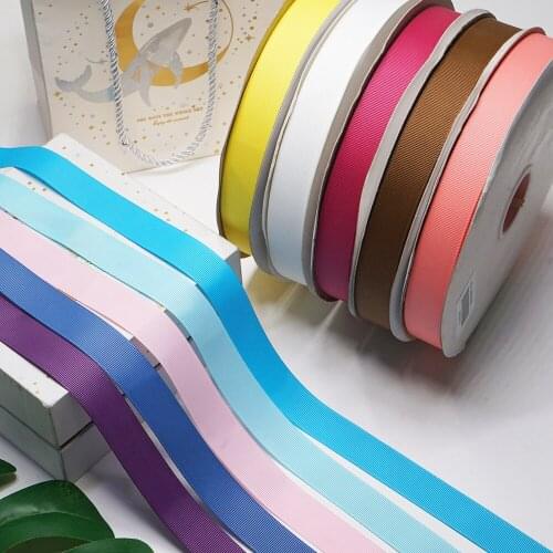 Topribbons Solid Grosgrain Ribbon Wholesale Gift Wrap Decoration Christmas