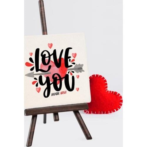 Personalized Love You Şovaleli Natural Stone-2