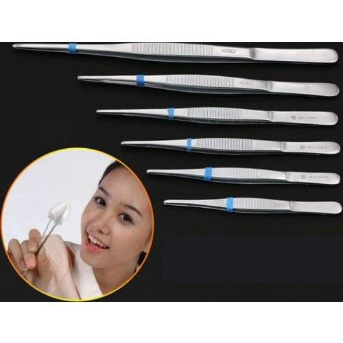 Dressing tweezers round head striated teeth tweezers waterweed succulent