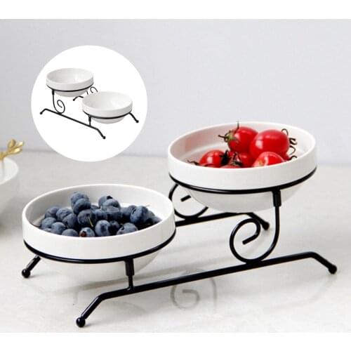 Retro Dessert Cupcake Cake Stand Dinner Candy Tart Pie Fruit Dining Plate Tray Shelf Containers Weedings Party Storage