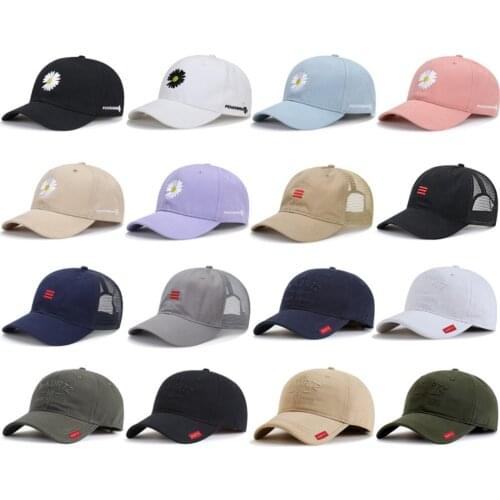 Drop Shipping 24 Types Big Size Cap Lady Summer Fashion Cotton Sun Hat Men Plus Size Baseball Caps 54-60cm 59-65cm