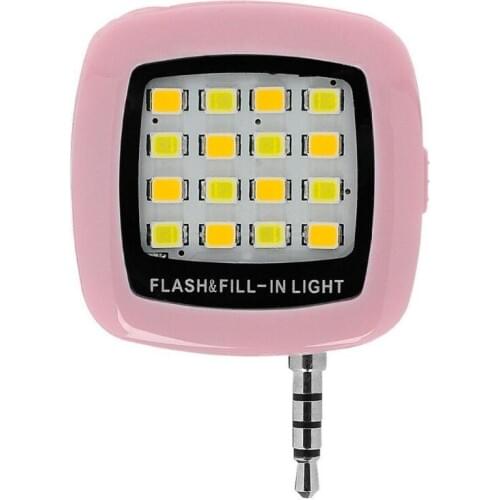Pink Mini Spotlight Smartphone LED Flash and Fill-Light For Apple iPhone 6 5 4 a