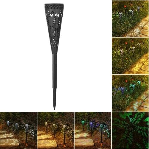 Solar Landscape Light Outdoor Unique Hollow Out Courtyard Lawn Lamp For Garden Patio Decoration xqmg Scrapbooking Stamping 2021