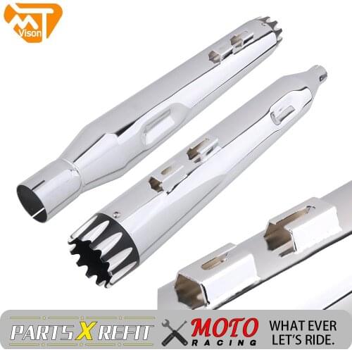 Motorbike 4" Exhaust Pipes For Harley Road Glide Road King Electra Glide Street Bagger Models Touring