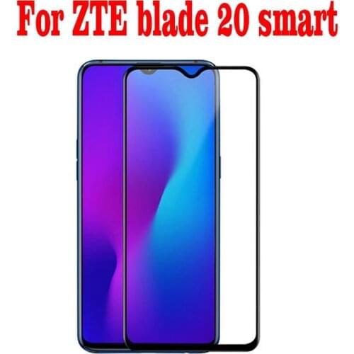 3D Full Glue Tempered Glass For ZTE Blade 20 Smart Full Cover Protective film Screen Protector For ZTE Blade 20 Smart