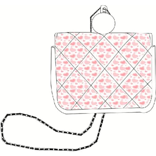 Super Quality 2021 Latest Fashion Lady Pearl Chain Coin Purse Flap Bag Granule Calfskin Free Worldwide Shipping